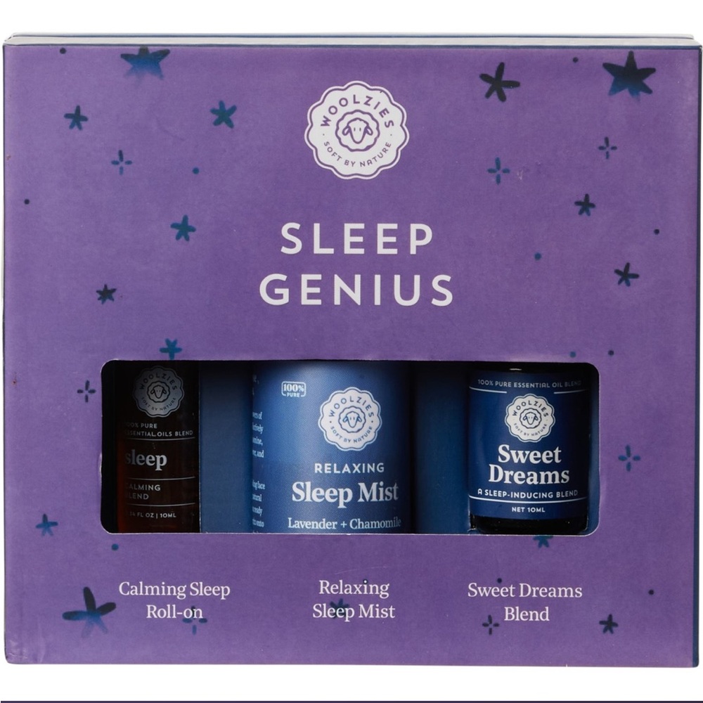 NWT Woolzies Sleep Genius Essential Oil Sleep Kit